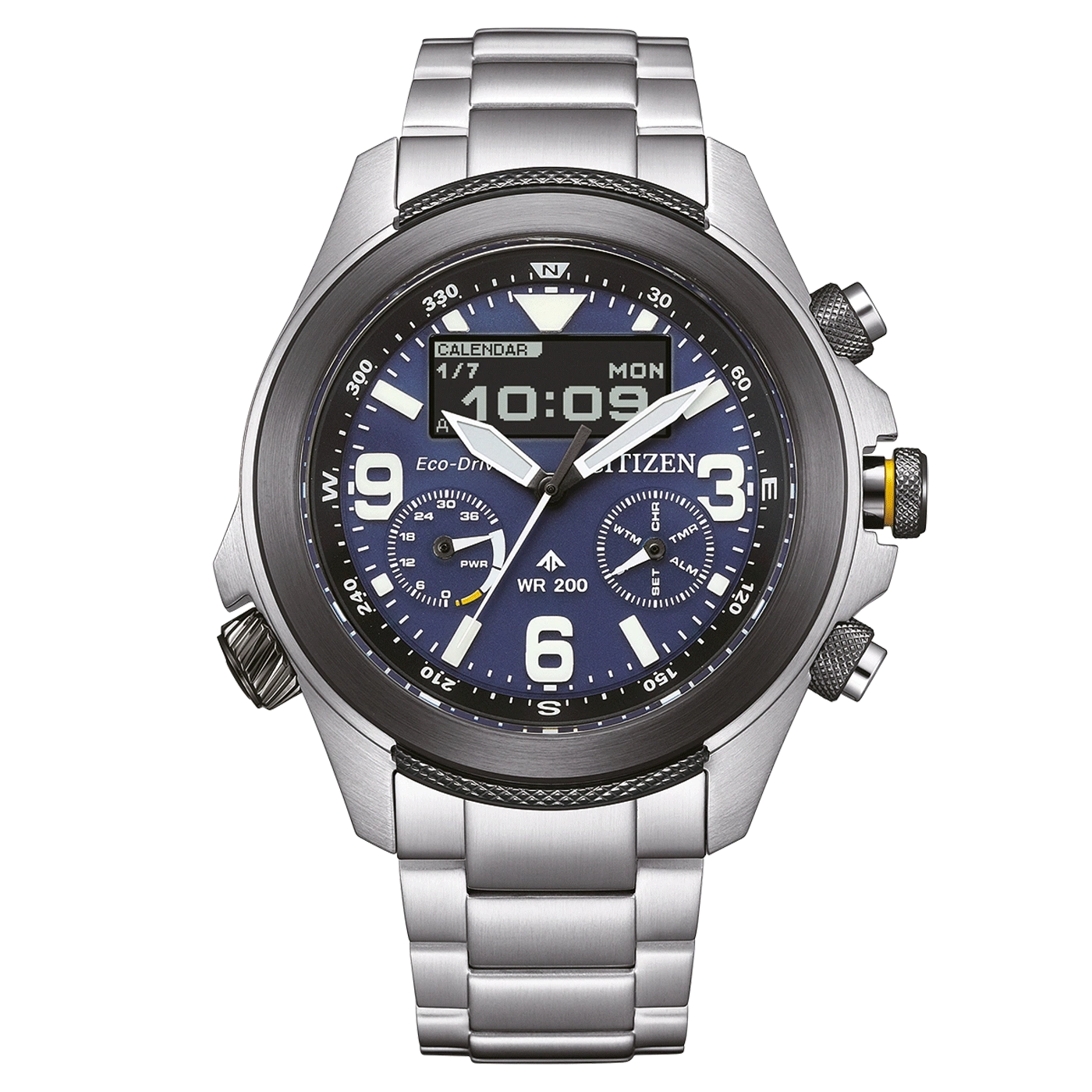 JV1006-51L Mannelijk Roestvrij staal | Blauw | ø 43.5mm
