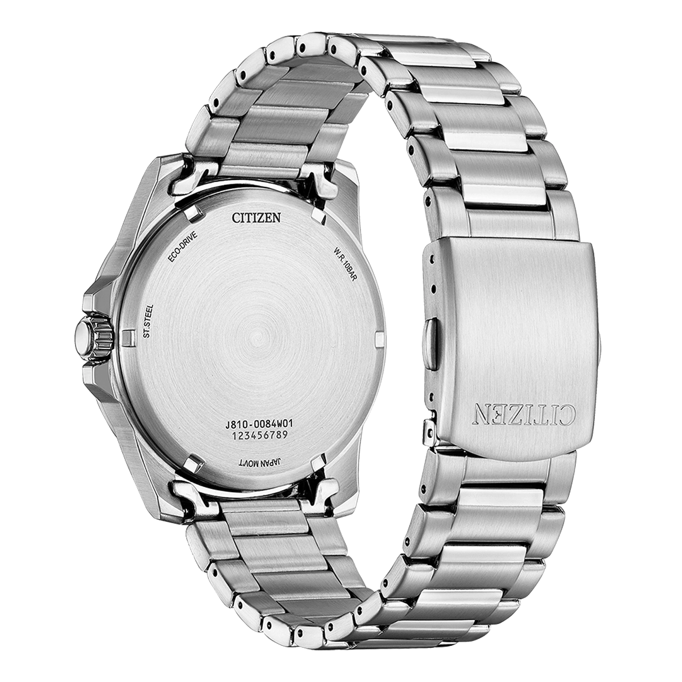 Citizen horlogerug, roestvrij staal, Eco-Drive, waterbestendig, Japanse uurwerk