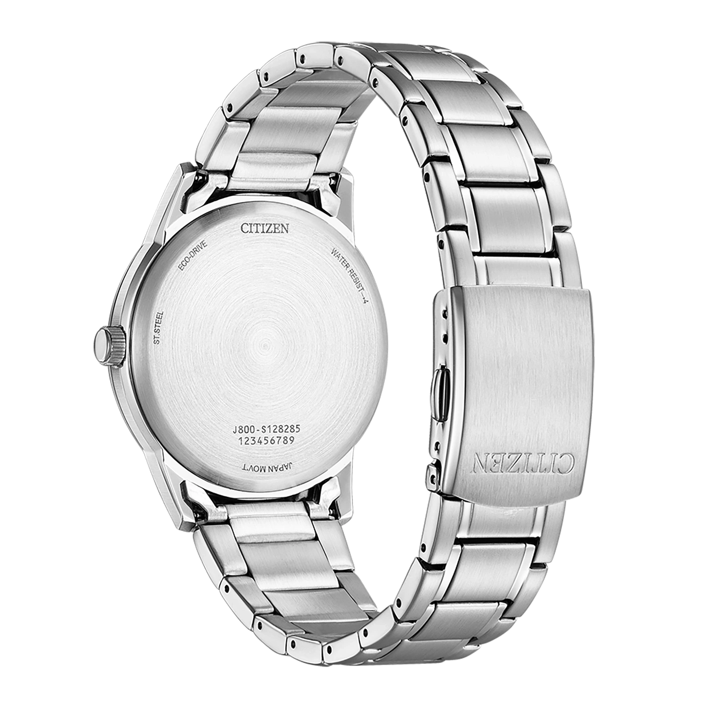 Citizen horlogerug, roestvrij staal, Eco-Drive, waterbestendig, Japanse uurwerk.