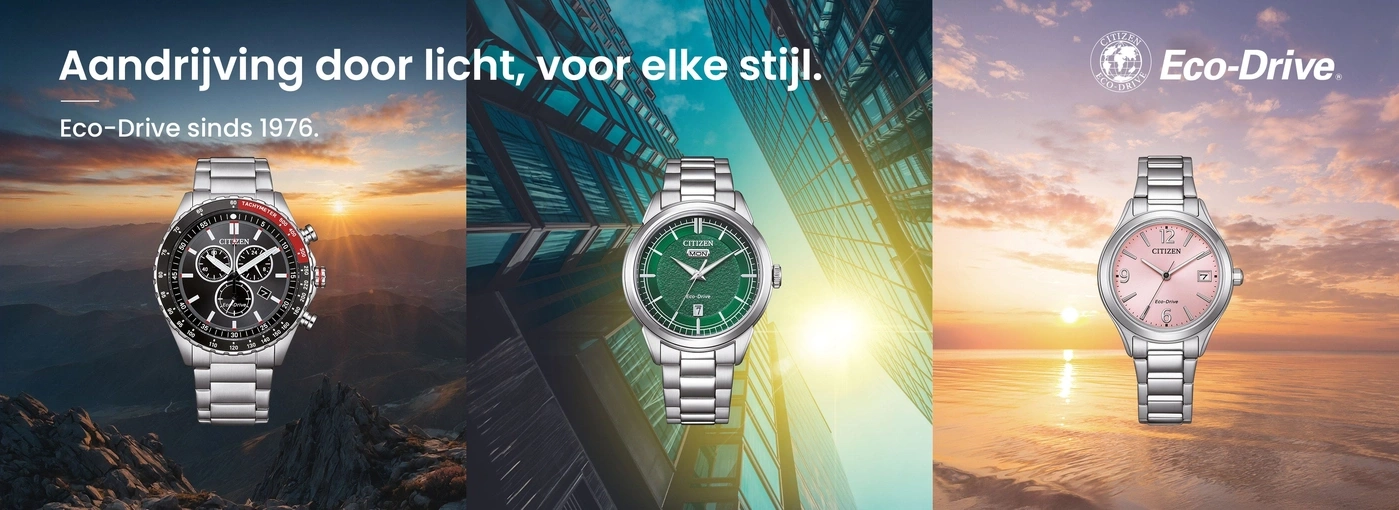 Citizen Eco-Drive horloges aangedreven door licht voor elke stijl.
