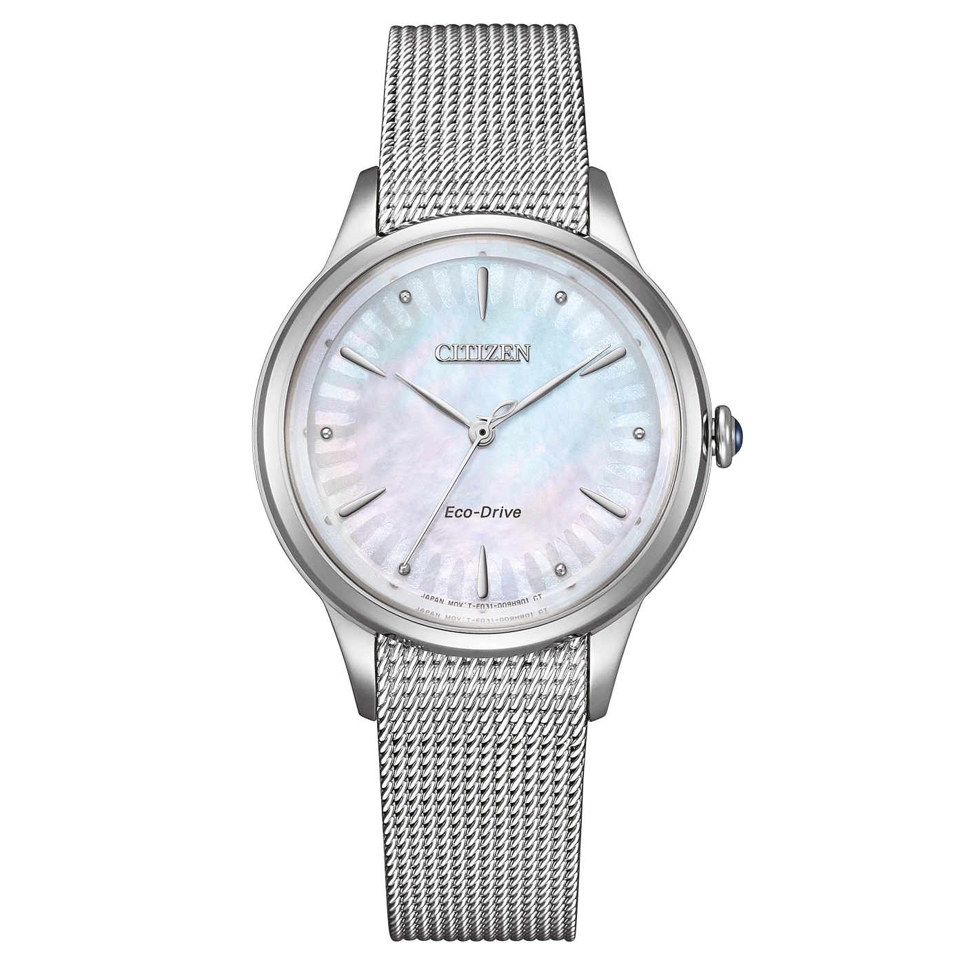EM1150-86D Vrouw Roestvrij staal | Parelmoer wit | ø 32mm