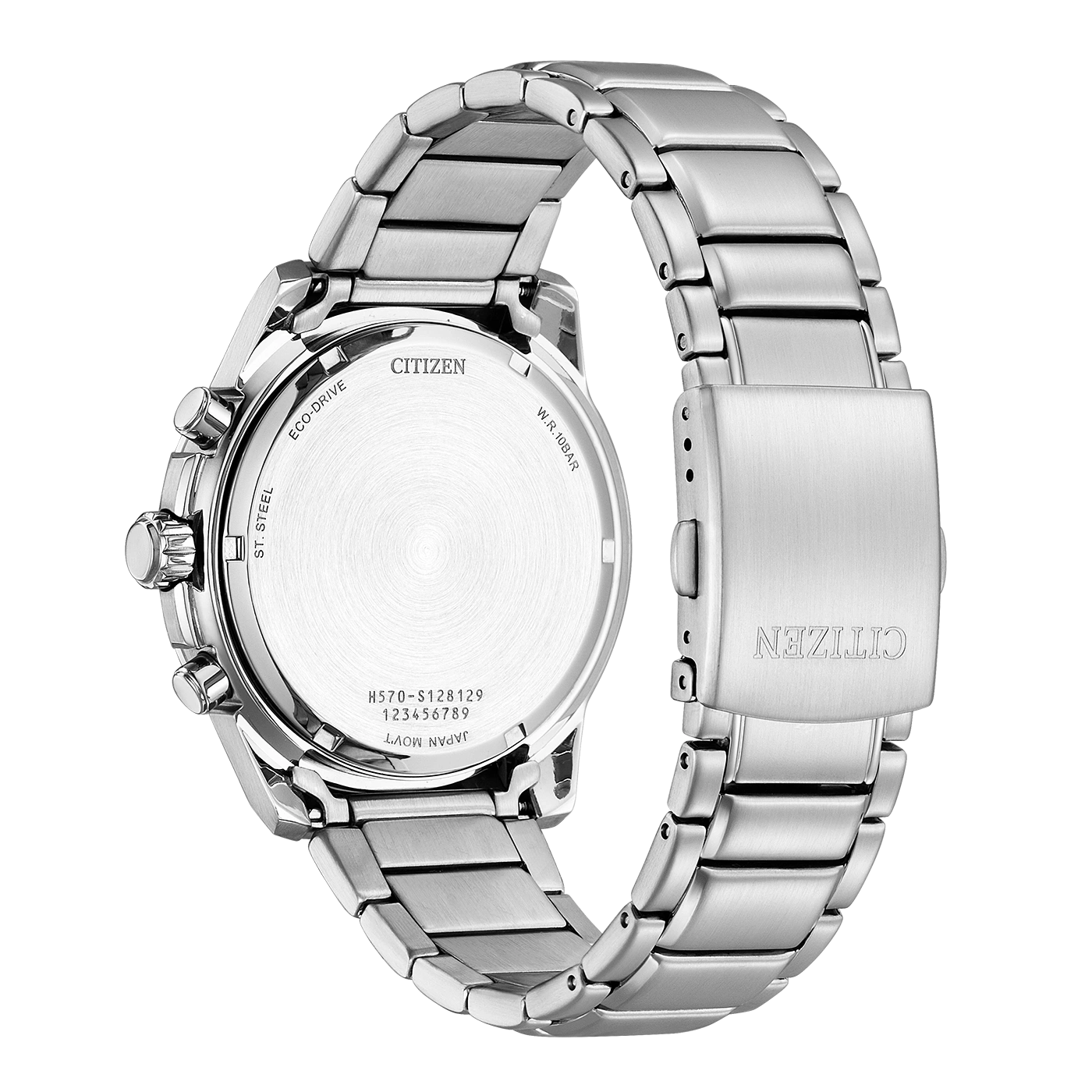Citizen horlogerug, roestvrij staal, Eco-Drive, waterbestendig, Japanse uurwerk.
