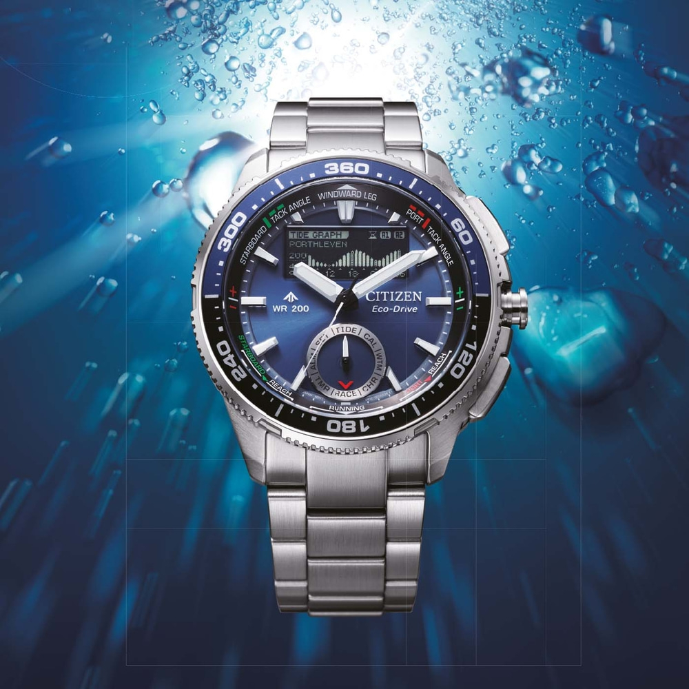JV3006-50L Mannelijk Roestvrij staal Blauw ø 42.4mm