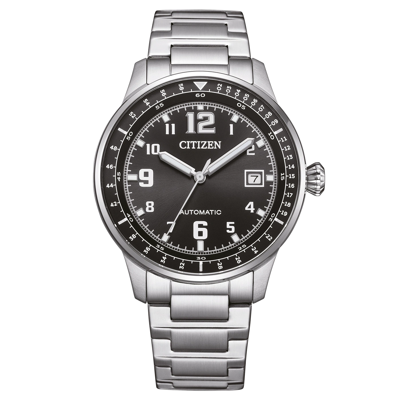 NJ0190-51E Mannelijk Roestvrij staal | Zwart | ø 40mm