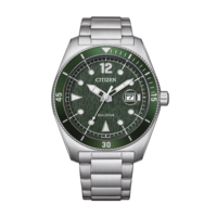 AW1880-55X Mannelijk Roestvrij staal groen ⌀ 43mm