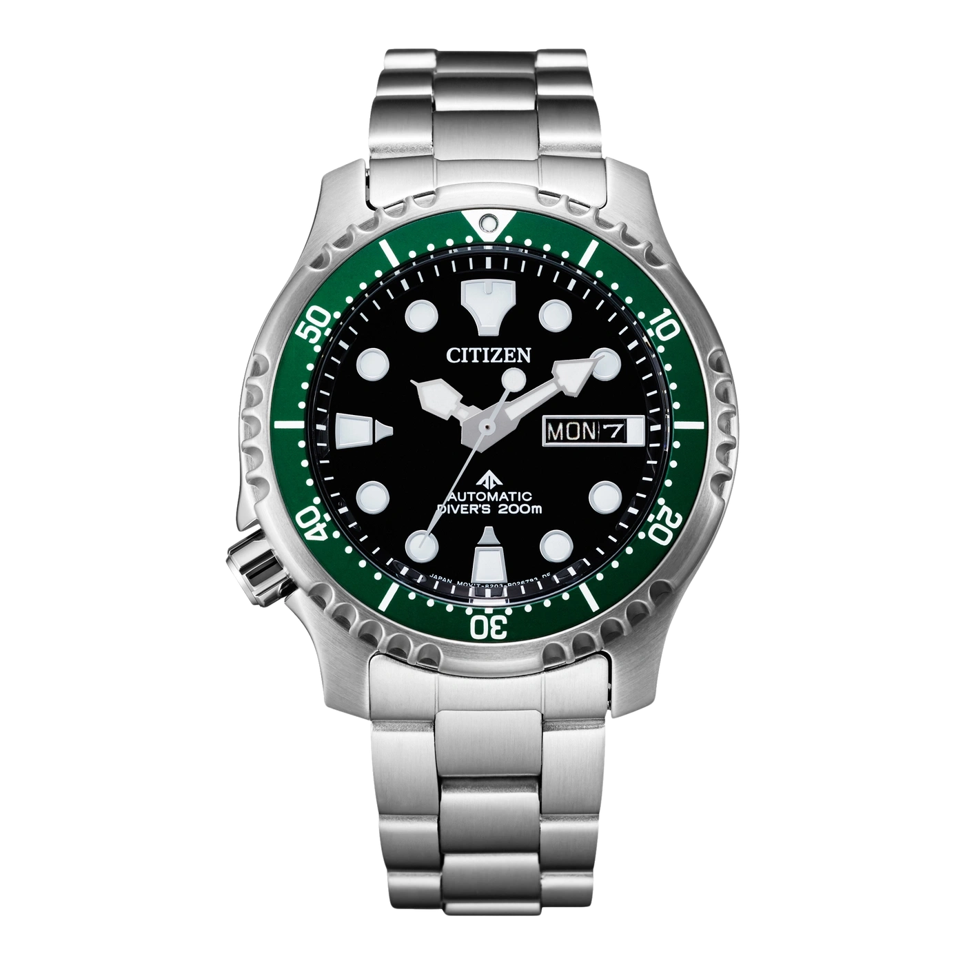 NY0084-89EC Mannelijk Roestvrij staal | Zwart | ø 42mm