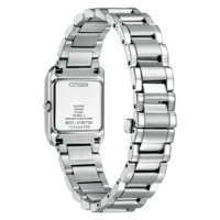 Citizen horlogerug, roestvrij staal, Eco-Drive, saffier, elegant ontwerp