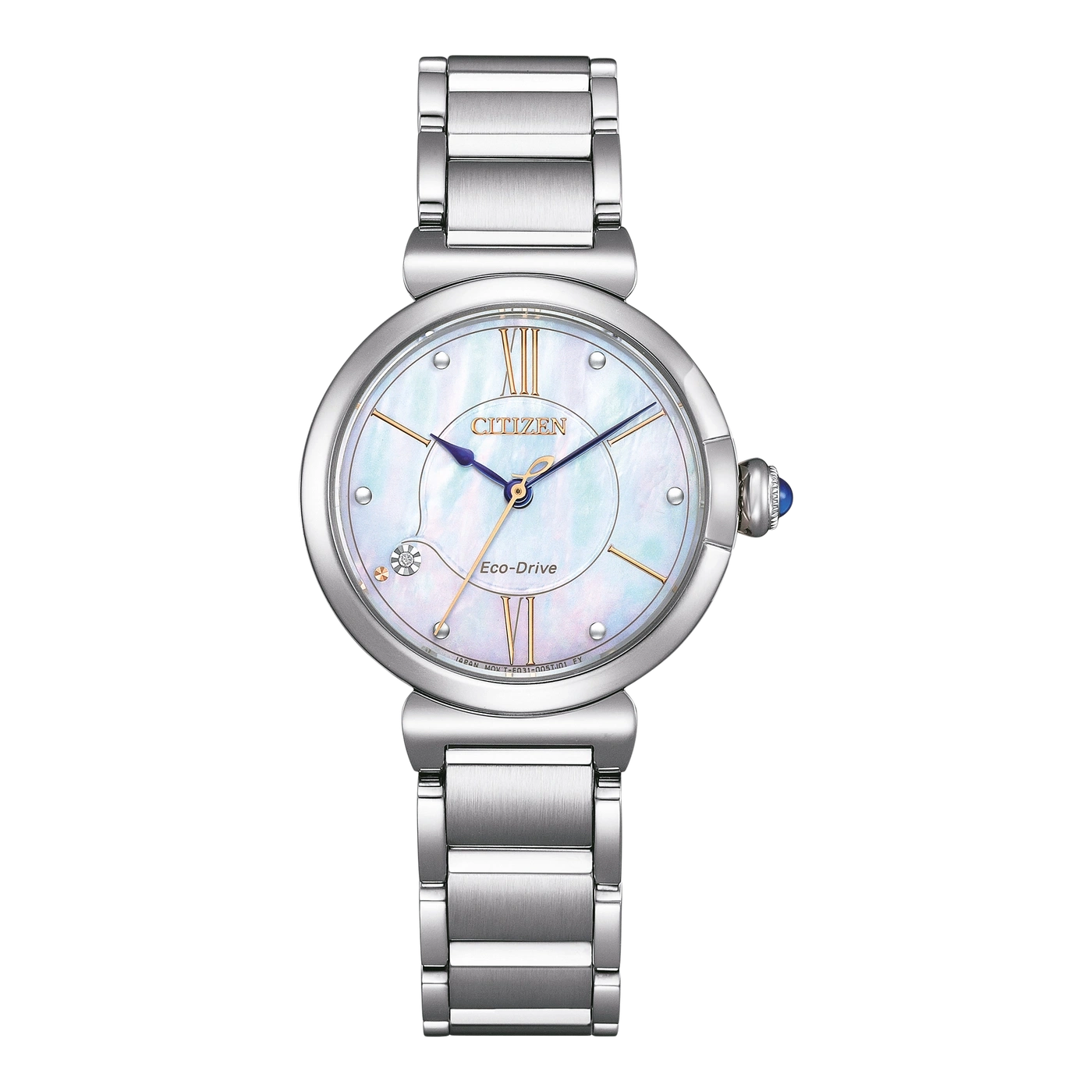 EM1070-83D Vrouw Roestvrij staal | Parelmoer wit | ø 29mm