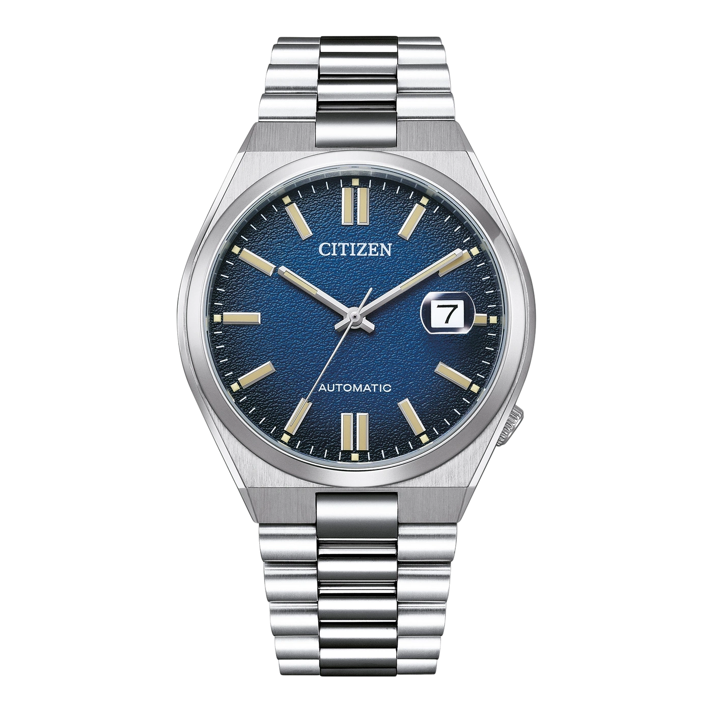 NJ0151-88L Mannelijk Roestvrij staal Blauw ø 40mm