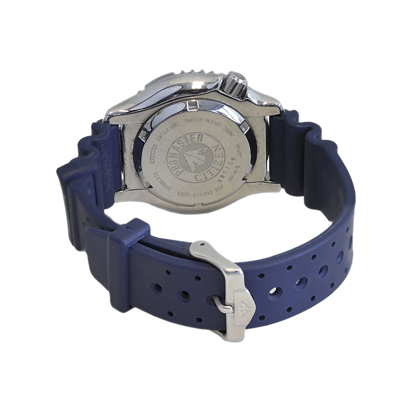 Citizen Promaster horloge, roestvrij staal, blauwe band, waterdicht 200m
