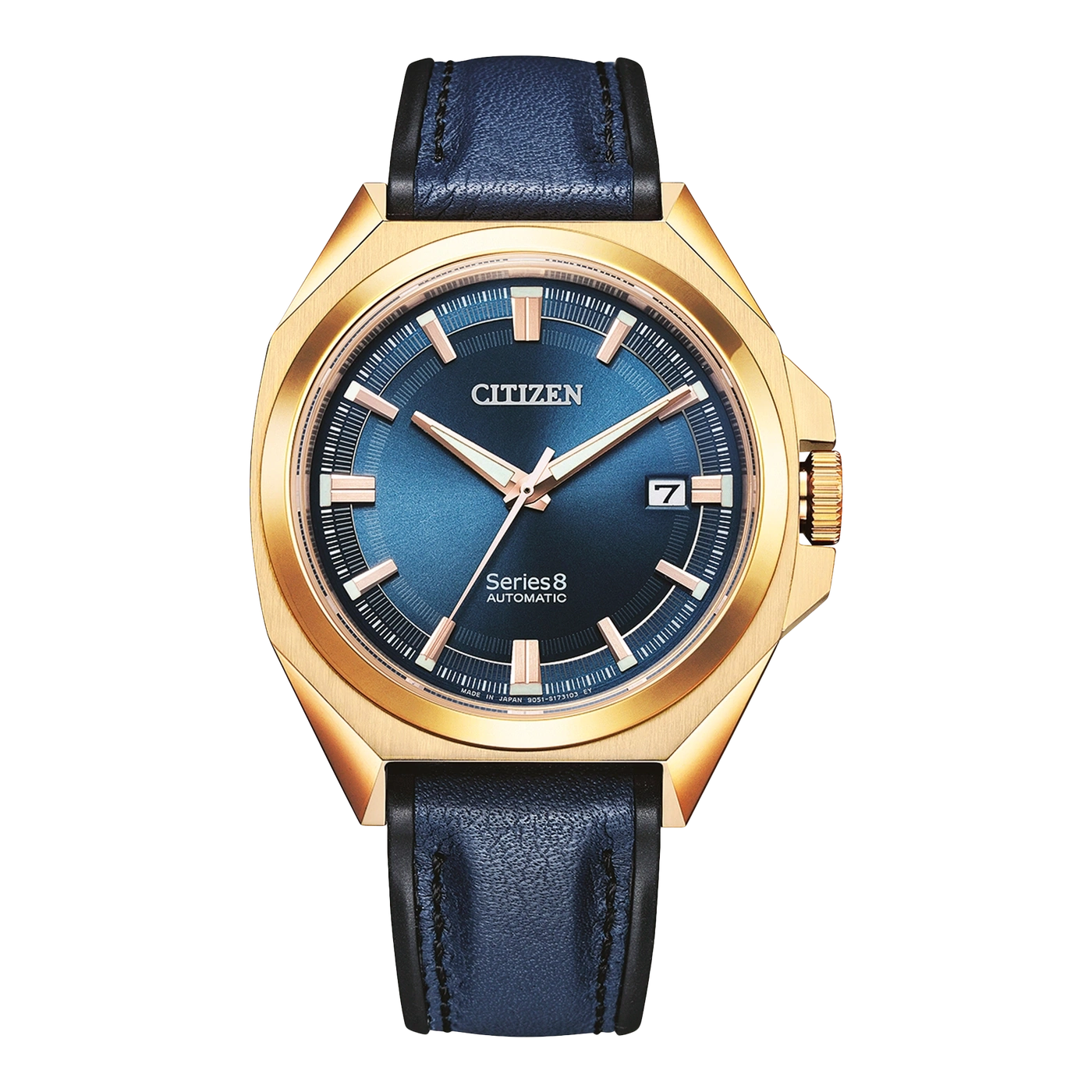 NB6012-18L Mannelijk Mix van urethaan en leer Blauw ø 40mm