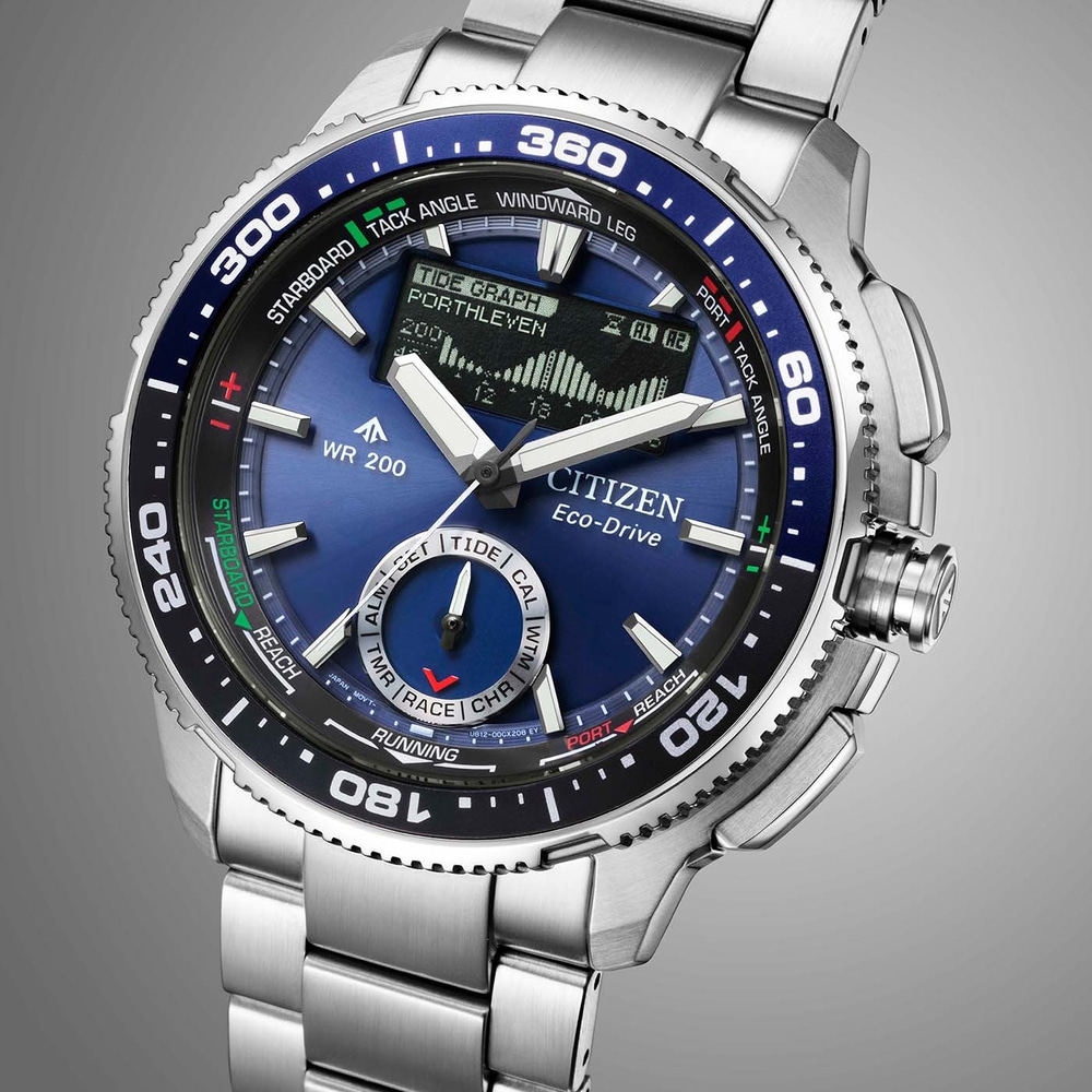 JV3006-50L Mannelijk Roestvrij staal Blauw ø 42.4mm