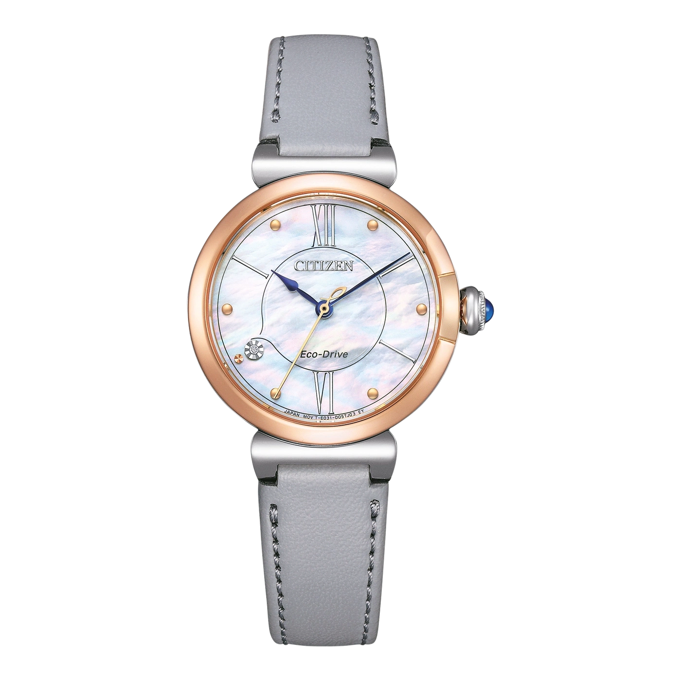 EM1074-15D Vrouw Synthetisch materiaal | Parelmoer wit | ø 29mm