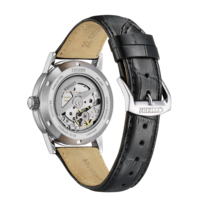 NJ0210-05E Mannelijk Leer zwart ⌀ 40mm