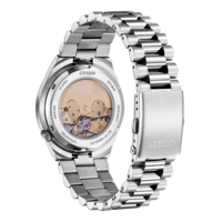 Citizen horlogerug, staal, saffier, Japanse uurwerk, 8210-A5KDL02, W.R.5BAR, 123456789