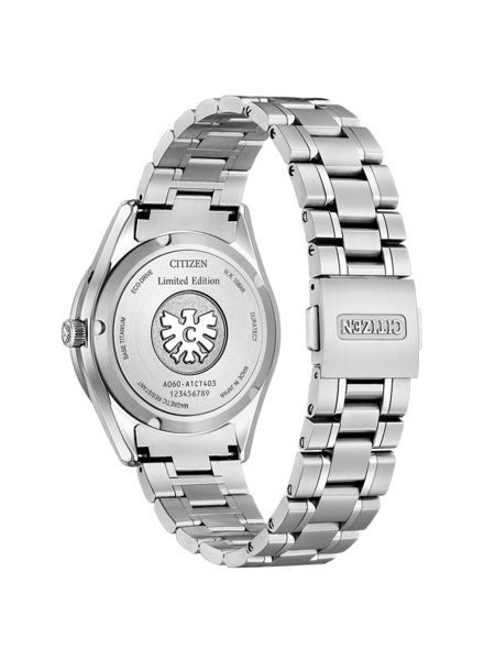 Citizen horlogerug, titanium, limited edition, Eco-Drive, magnetisch resistent, gemaakt in Japan