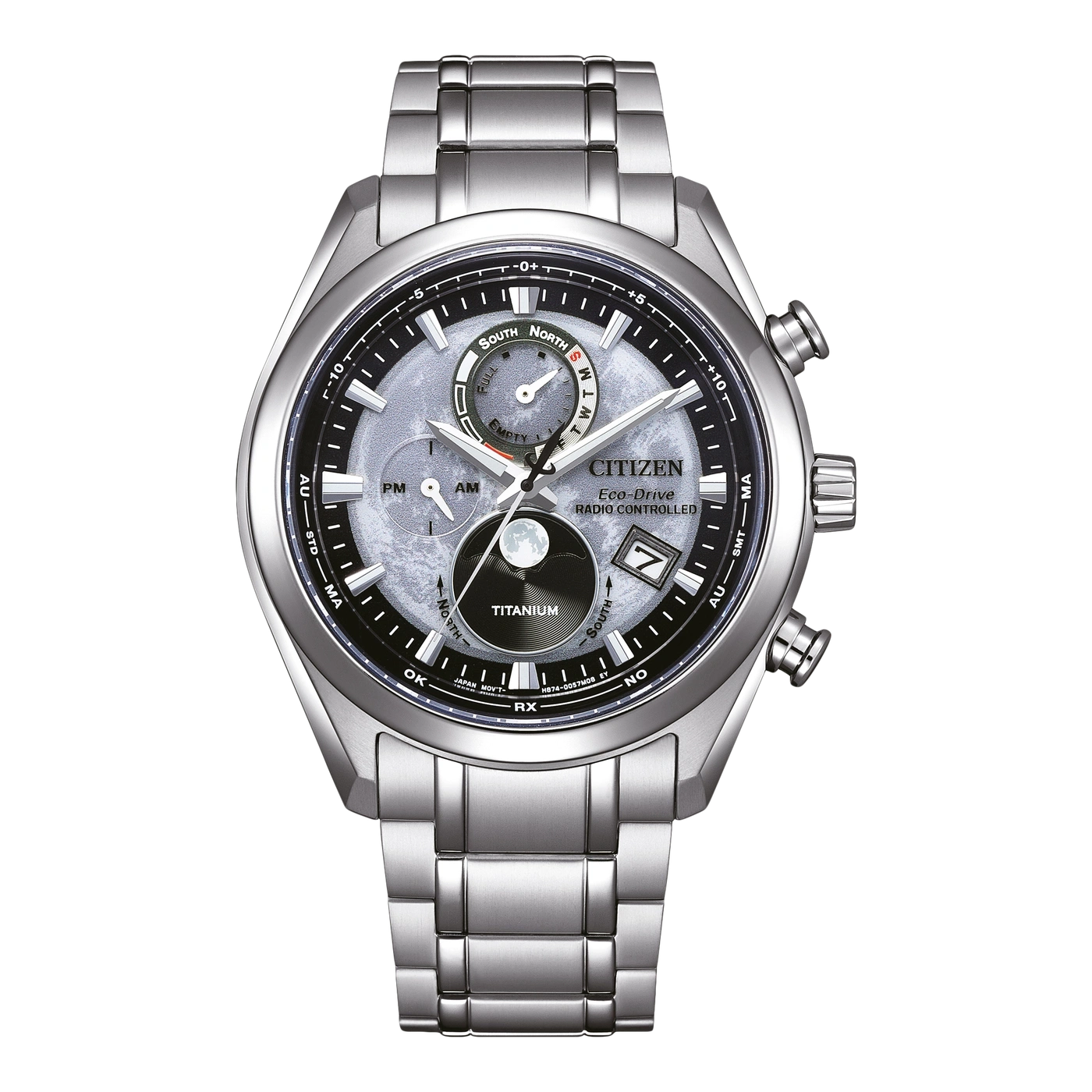 BY1010-81H Mannelijk Super titanium™ | Grijs / Zwart | ø 43mm