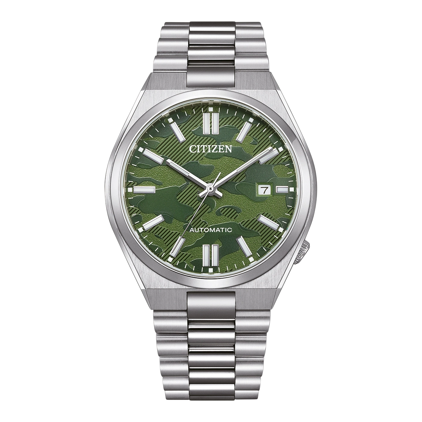 NJ0159-86X Mannelijk Roestvrij staal Groen ø 40mm
