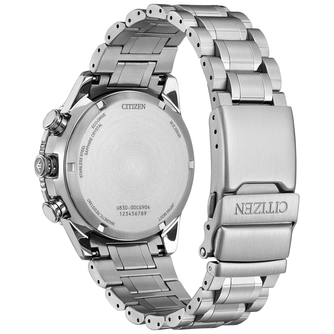 Citizen horlogerug, roestvrij staal, Eco-Drive, waterbestendig, Japanse uurwerk.