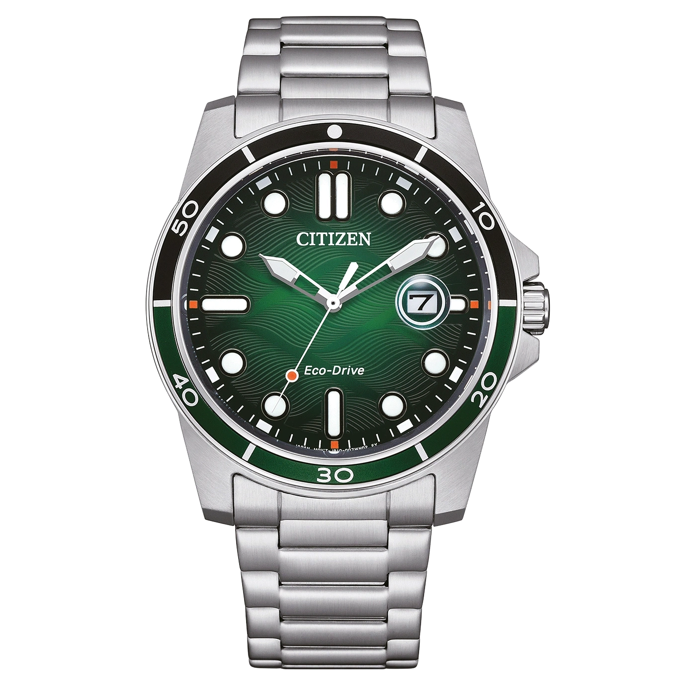 AW1811-82X Mannelijk Roestvrij staal | Groen | ø 41.5mm