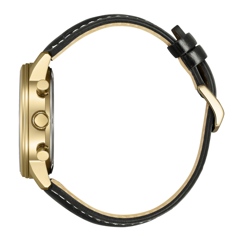 CA4723-03A Mannelijk Leer zilver ⌀ 42mm