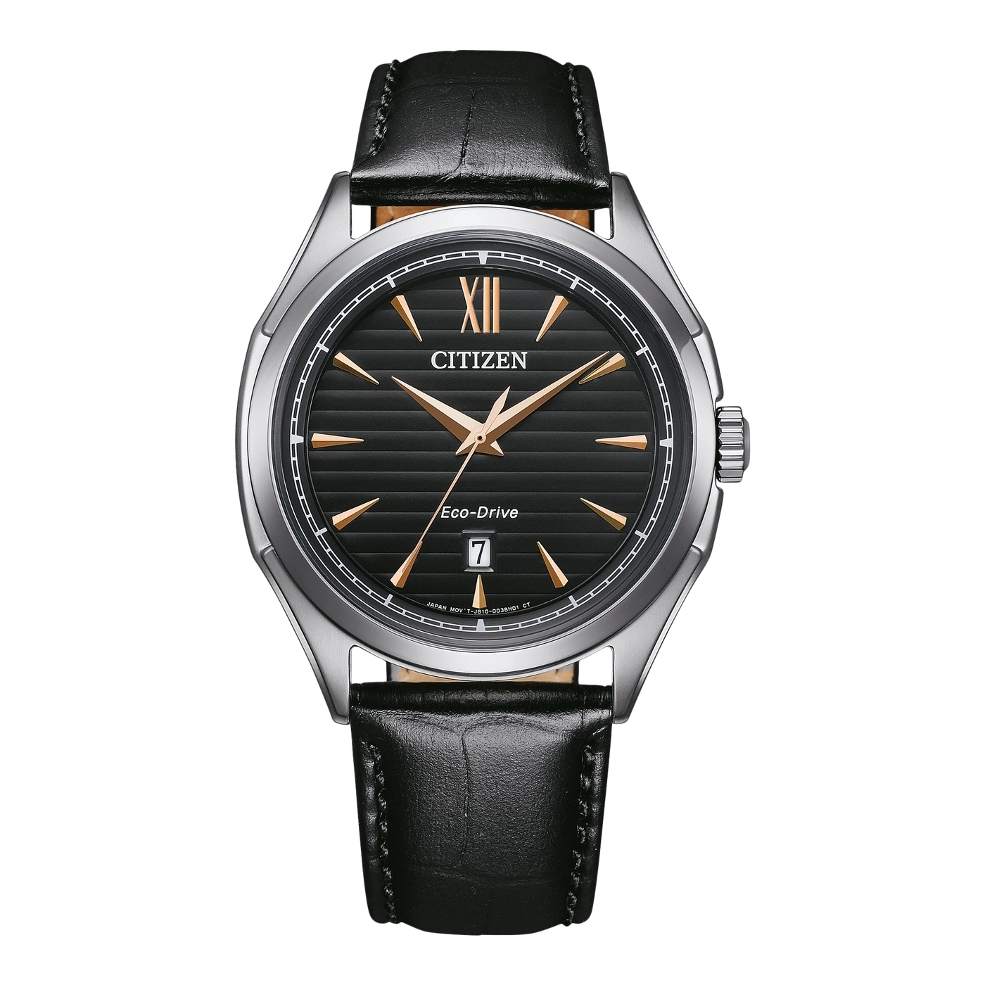 AW1750-18E Mannelijk Leer Zwart ø 41.2mm