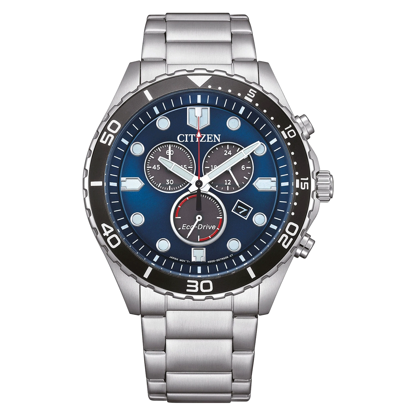 AT2560-84L Mannelijk Roestvrij staal | Blauw | ø 43 41.5mm