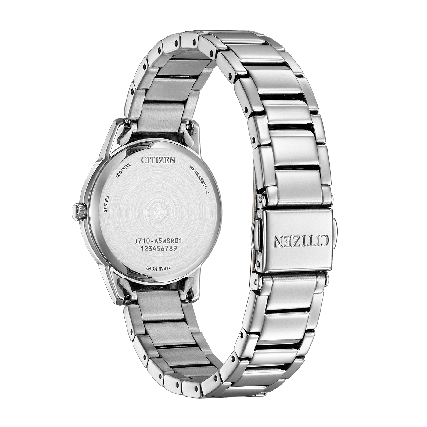 Citizen horlogerug, roestvrij staal, Eco-Drive, waterbestendig, Japans uurwerk.