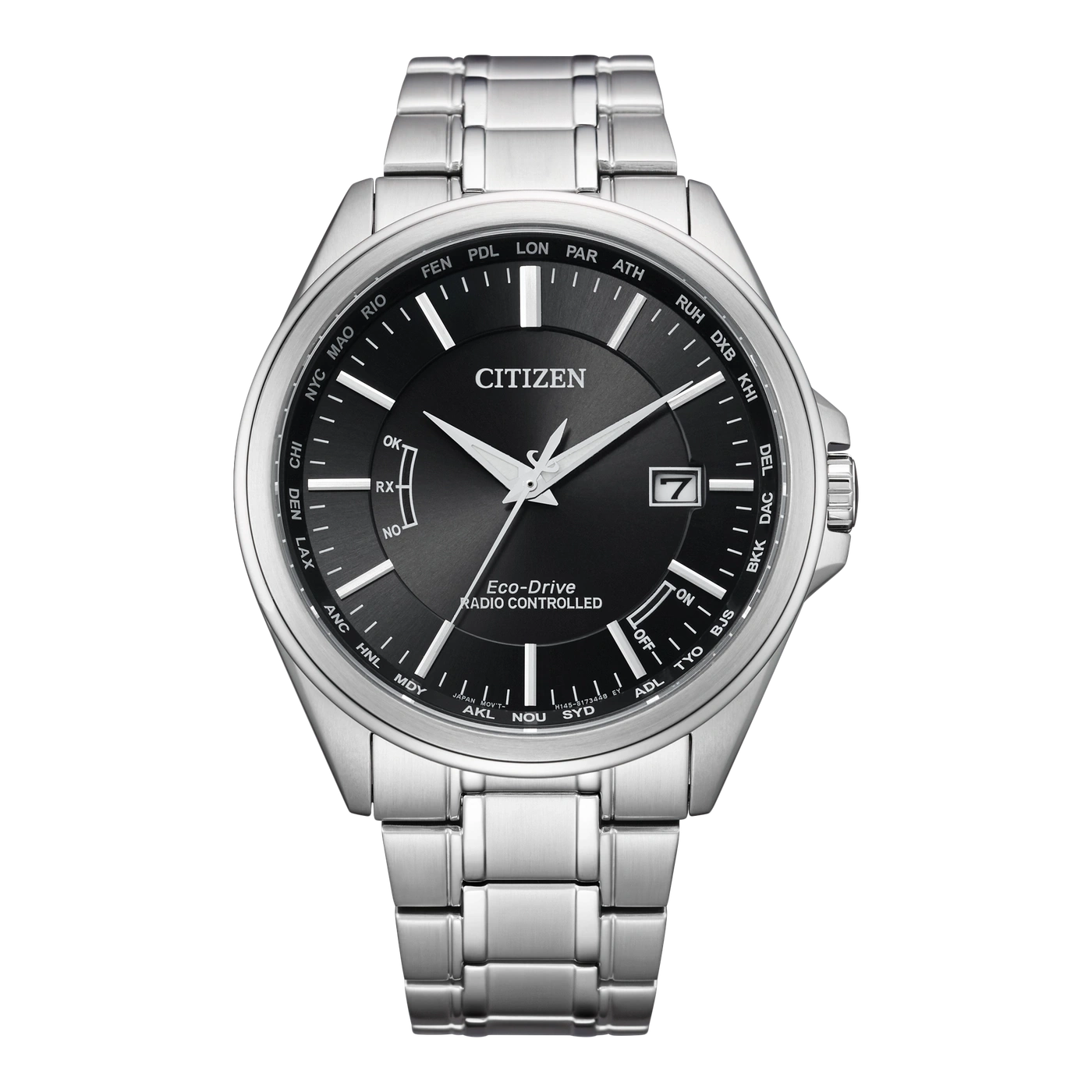 CB0250-84E Mannelijk Roestvrij staal | Zwart | ø 43mm