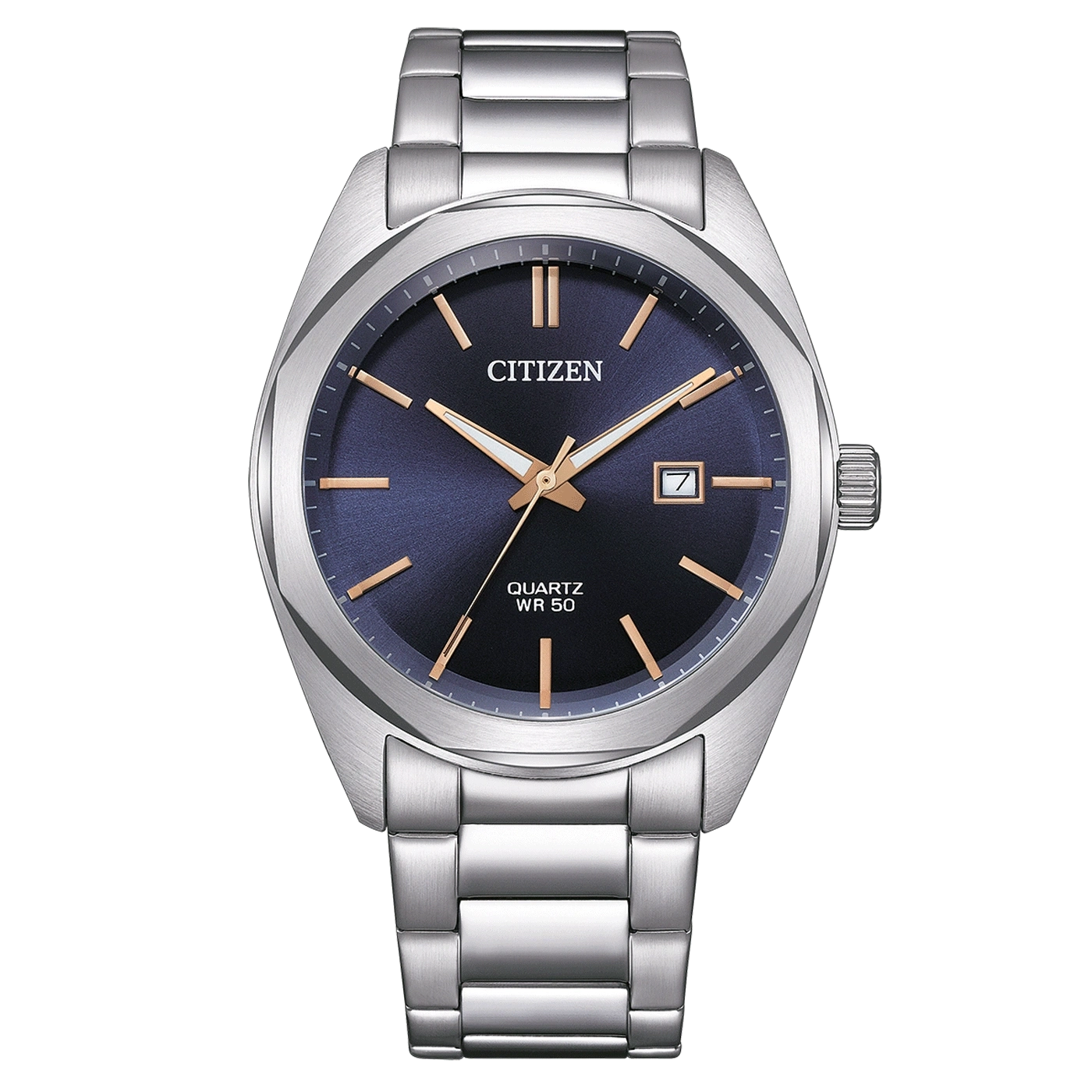 BI5110-54H Mannelijk Roestvrij staal | Blauw | ø 41mm