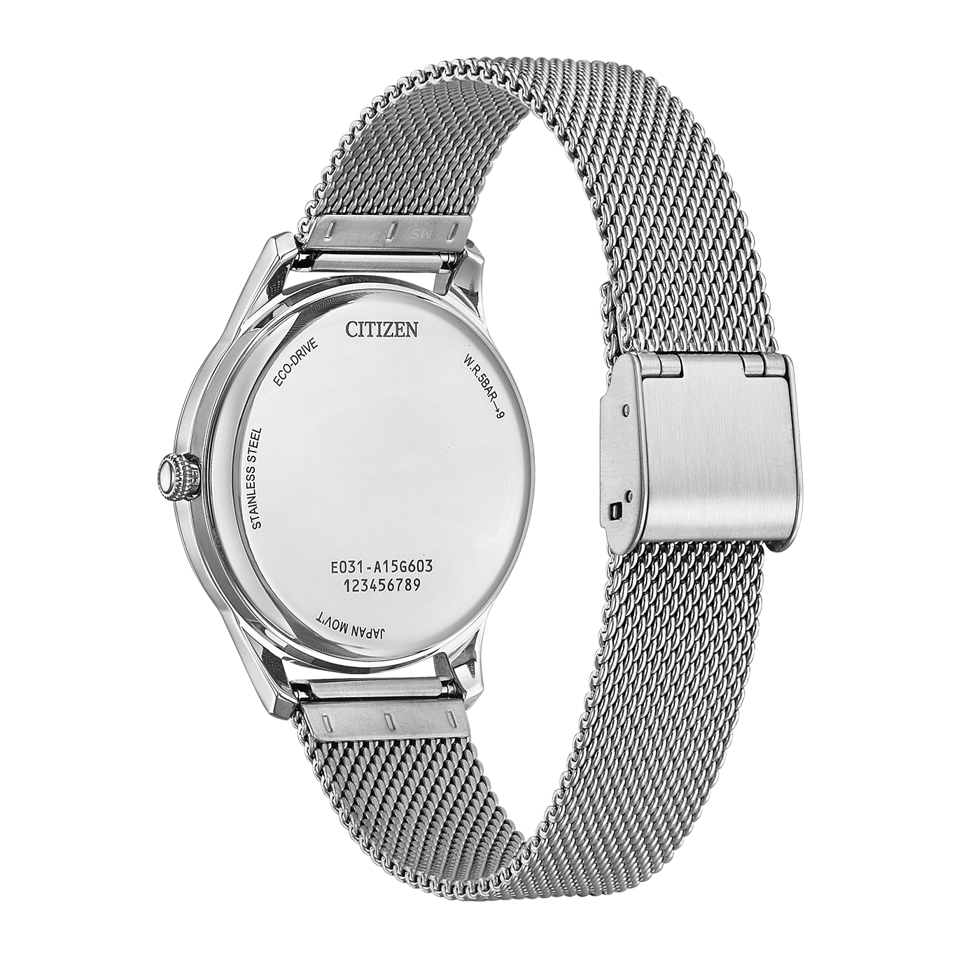 EM1220-82A Vrouw Roestvrij staal wit ⌀ 34mm