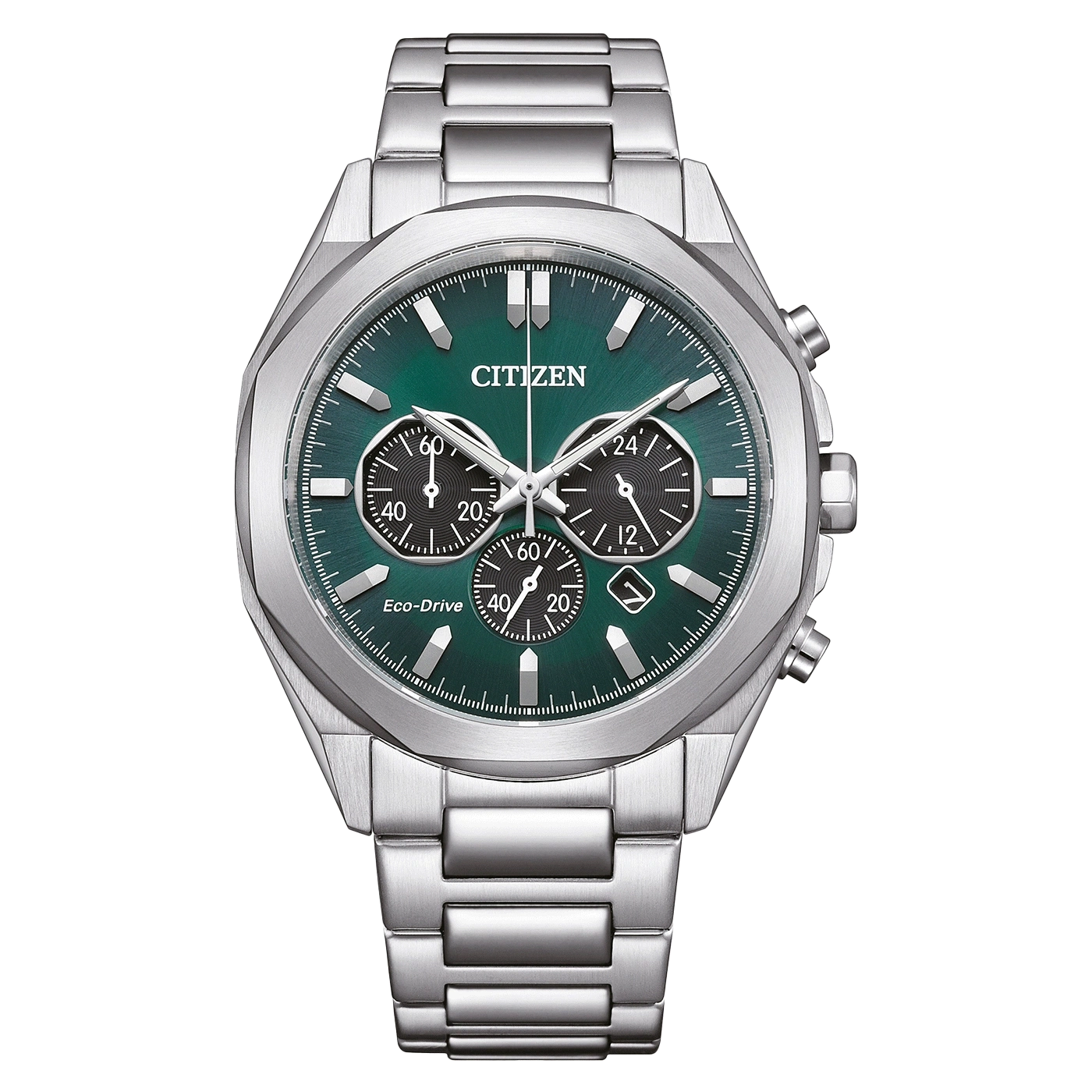 CA4590-81X Mannelijk Roestvrij staal | Groen | ø 41mm