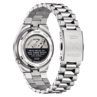 NJ0157-81L Mannelijk Roestvrij staal blauw ⌀ 40mm