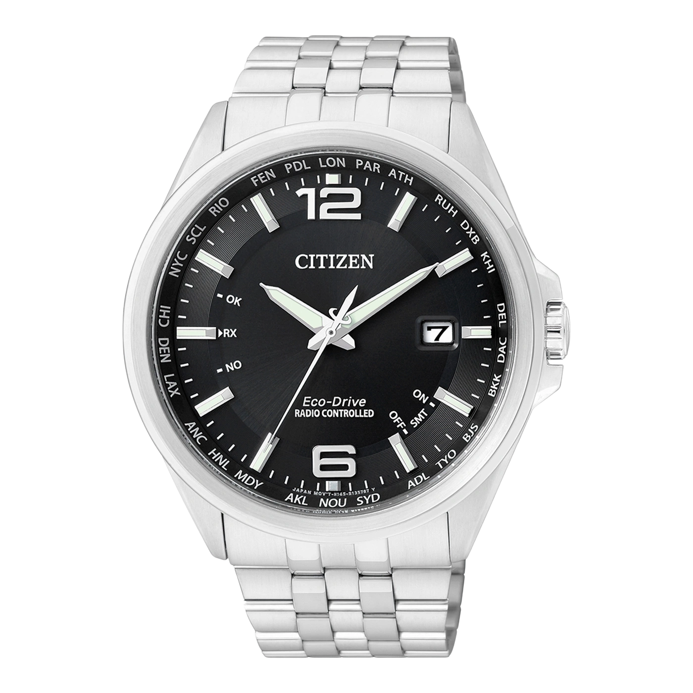 CB0010-88E Mannelijk Roestvrij staal Zwart ø 43mm