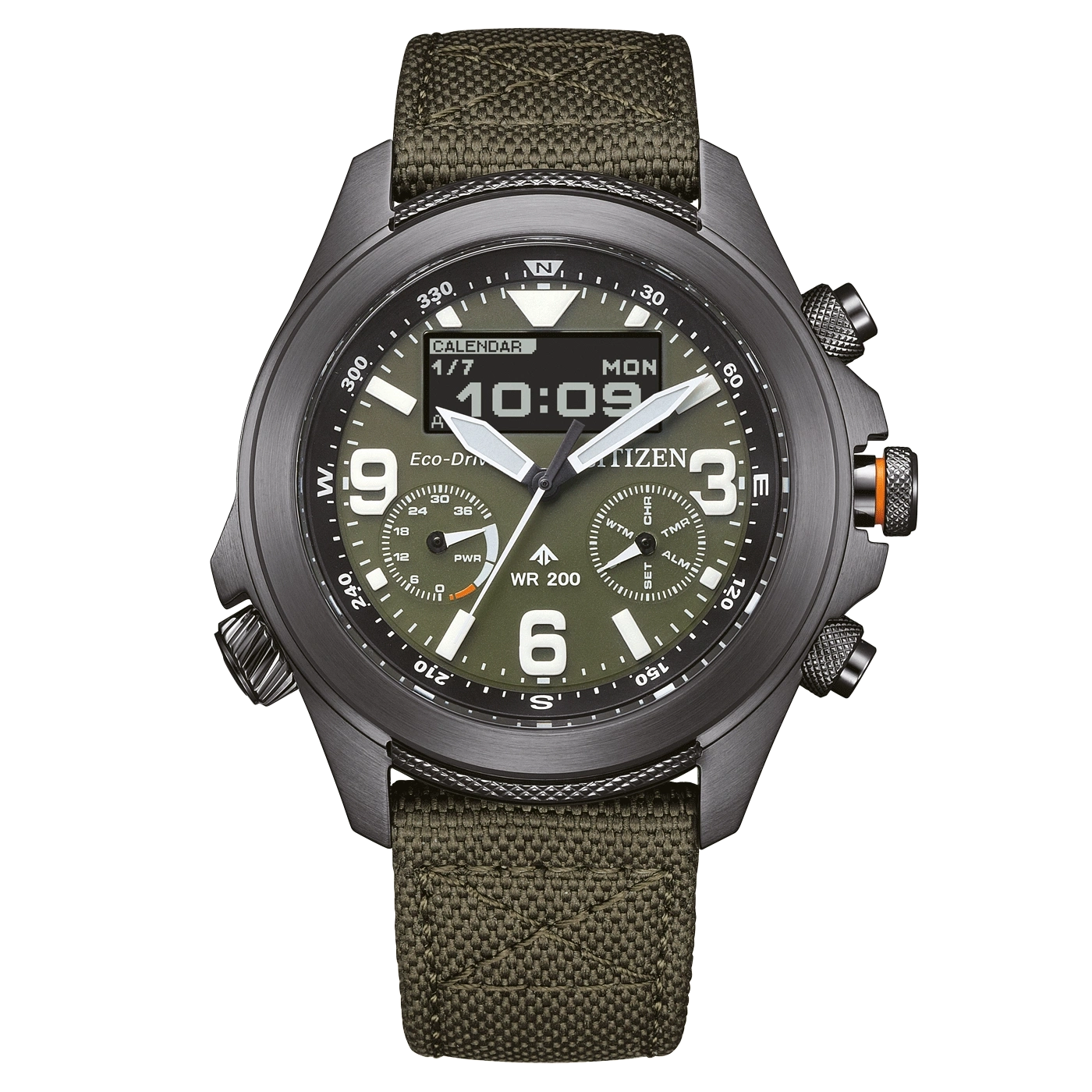 JV1005-02W Mannelijk Nylon | Groen | ø 43.5mm