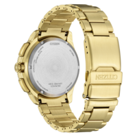 Gouden Citizen horloge achterkant met modelnummer en details
