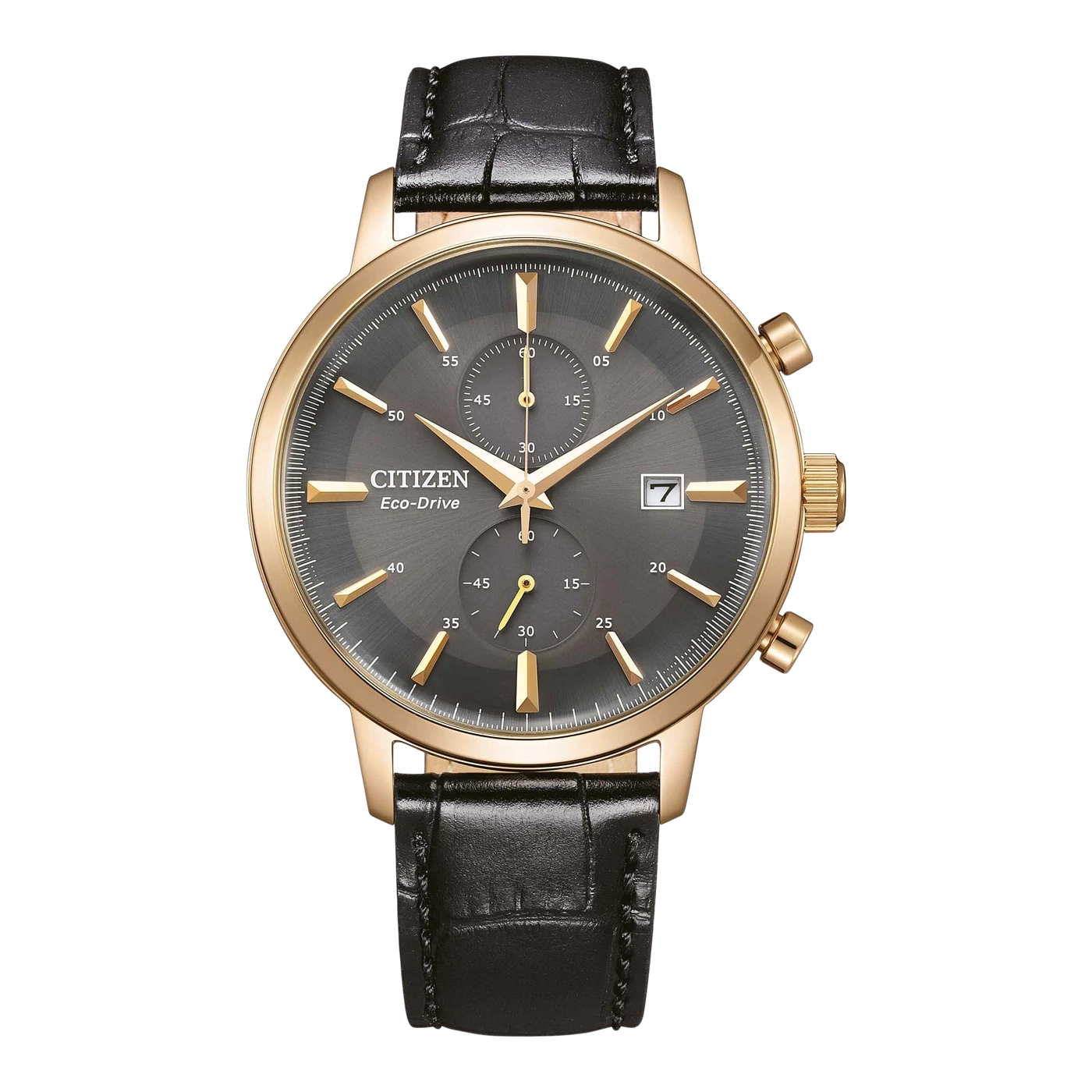 CA7067-11H Mannelijk Leer Grijs ø 42mm