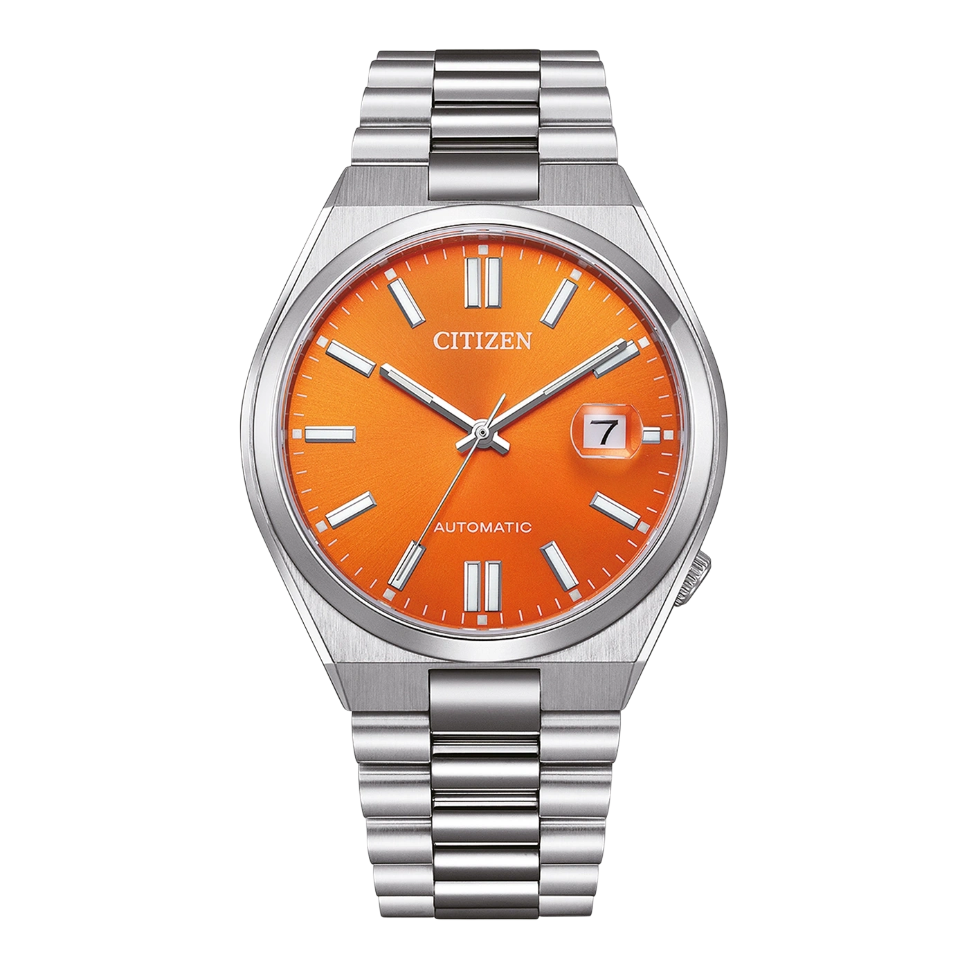 NJ0151-88Z Mannelijk Roestvrij staal Oranje ø 40mm