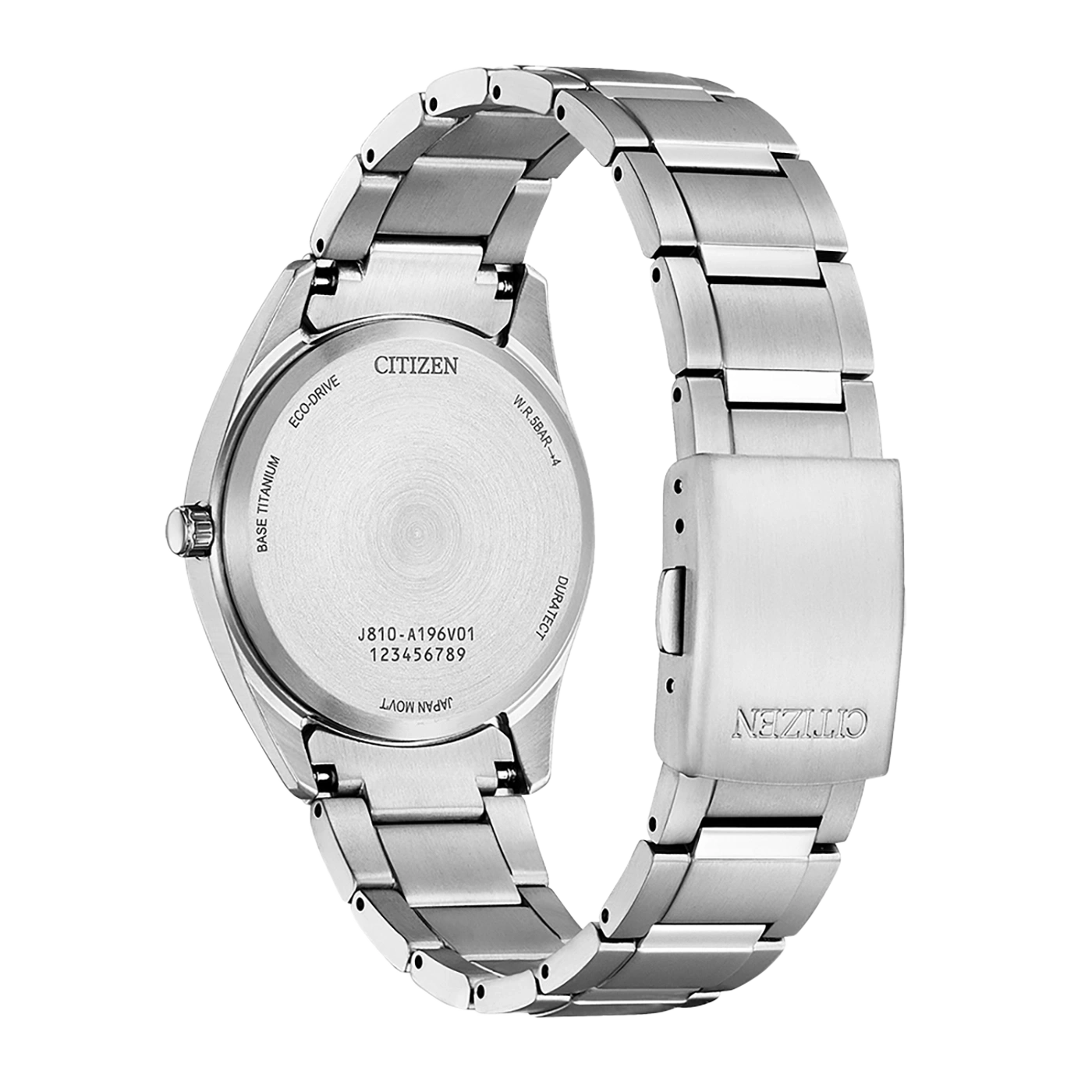 Citizen horlogerug, titanium, Eco-Drive, waterbestendig, Japanse uurwerk