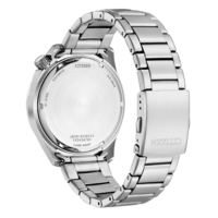 Citizen horlogerug, roestvrij staal, Eco-Drive, W.R.10BAR, Japan Movt.