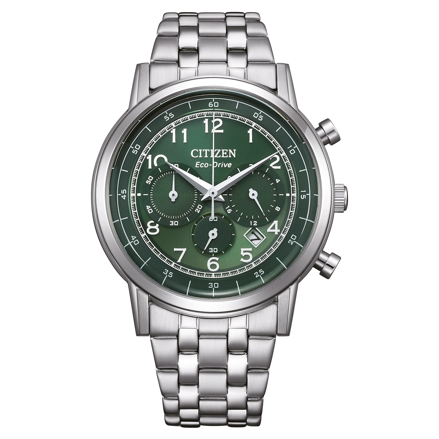 CA4630-53X Mannelijk Roestvrij staal | Groen | ø 42mm