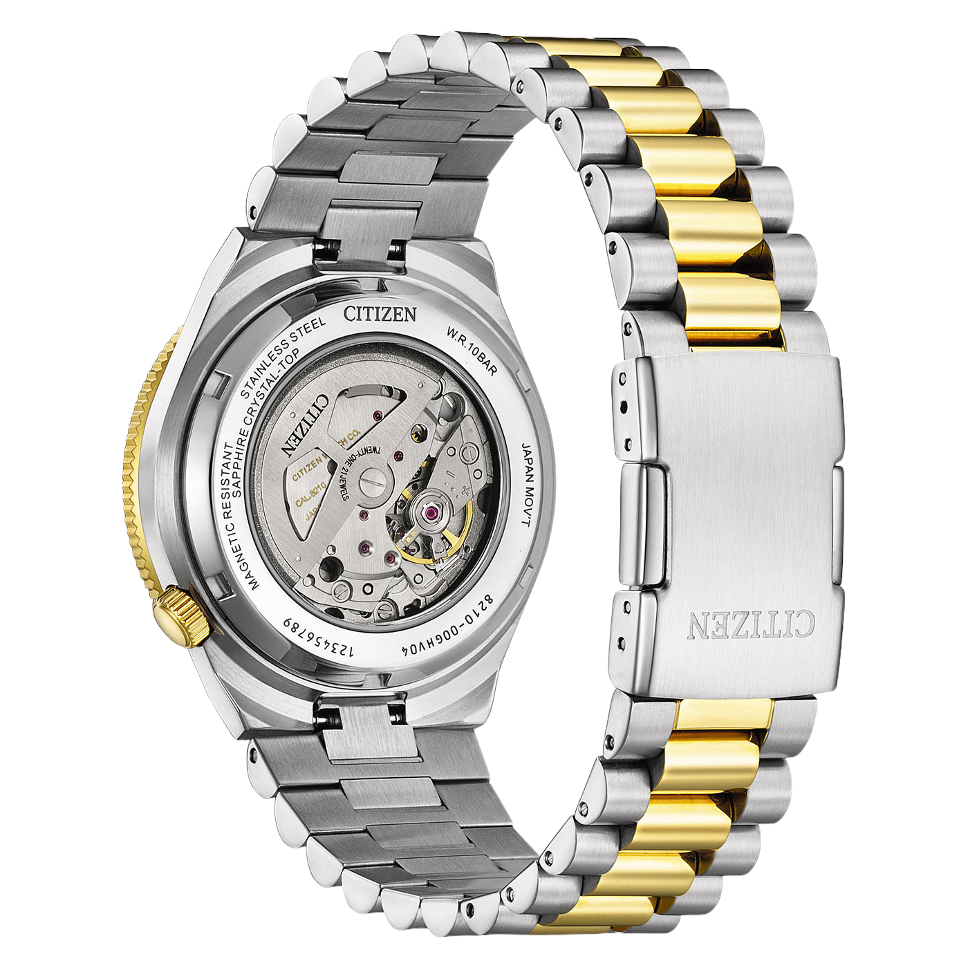 NJ0234-58X Mannelijk Roestvrij staal rood ⌀ 40mm